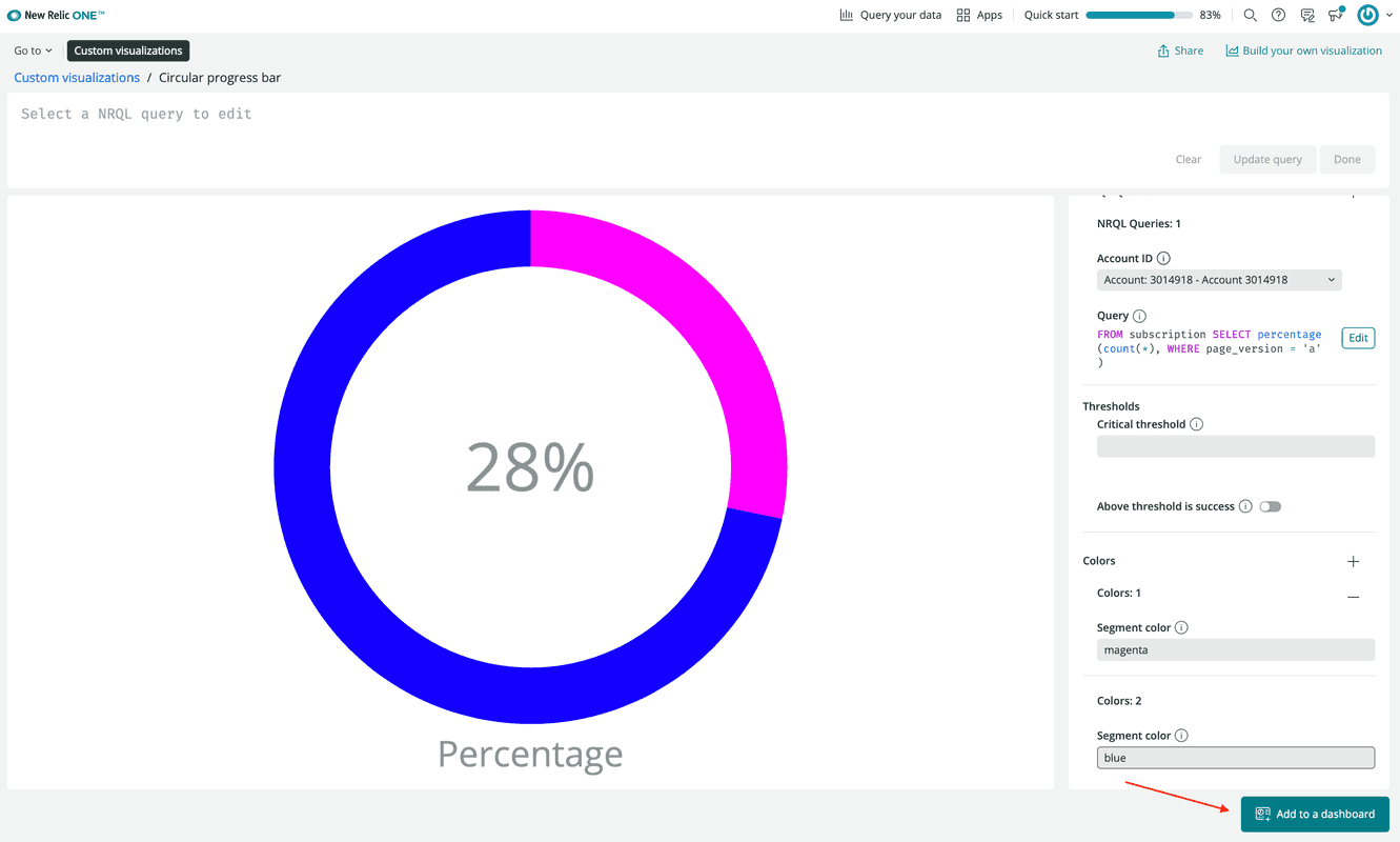 Add to dashboard